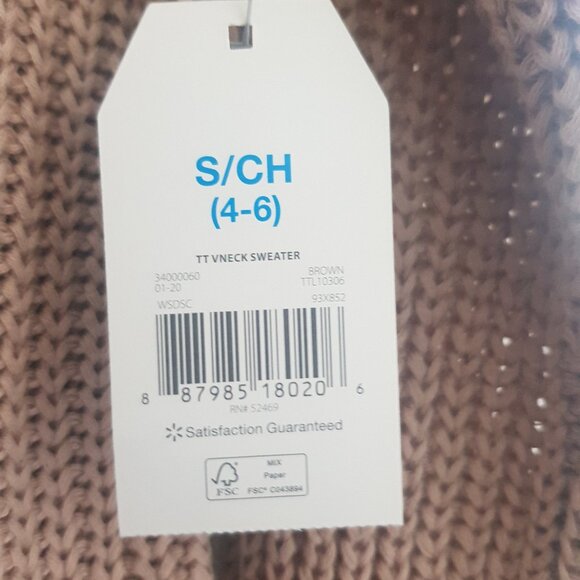 New beige Time and Tru brand sweater (size S) - Picture 3 of 8